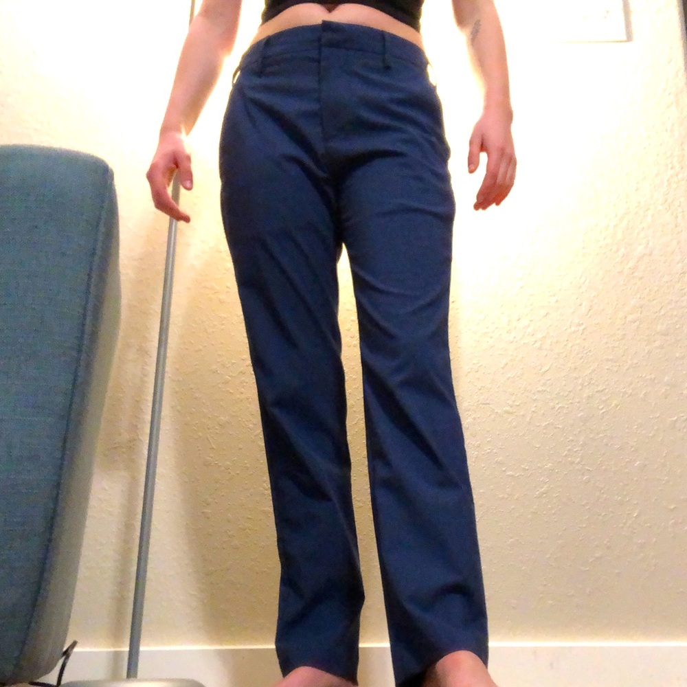 navy blue slacks